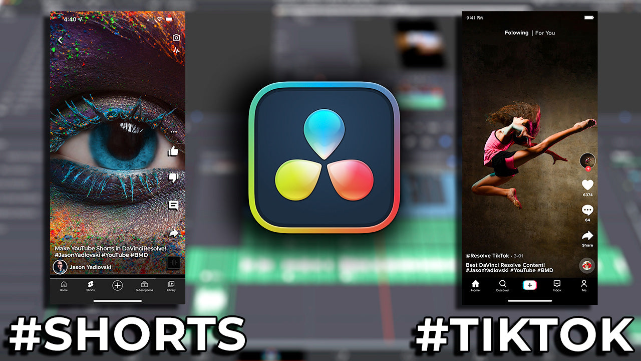 FREE DaVinci Resolve 17 YouTube Short/TikTok Project Preset